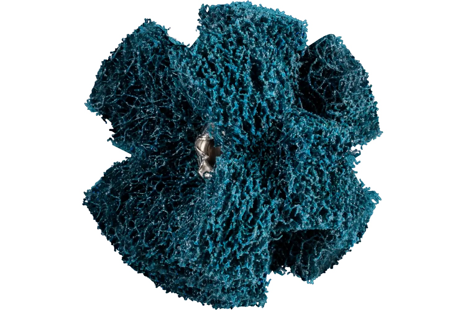 Picture of Pferd Polinox® Cross Buff, 1-1/2", 3 Layers,8-32 Thread,100 Grit Medium, Aluminum oxide